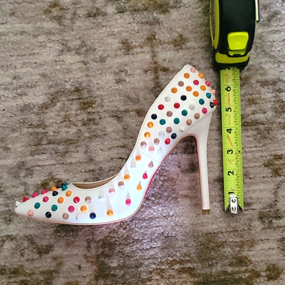 Christian Louboutin Multicolor Pigalle Spike Pumps - Picture 15 of 15
